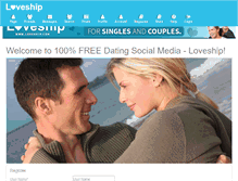 Tablet Screenshot of loveship.com